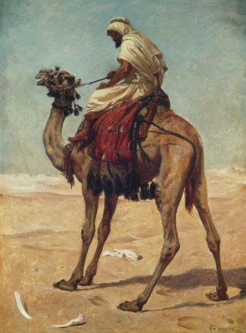 Arab scout on a camel